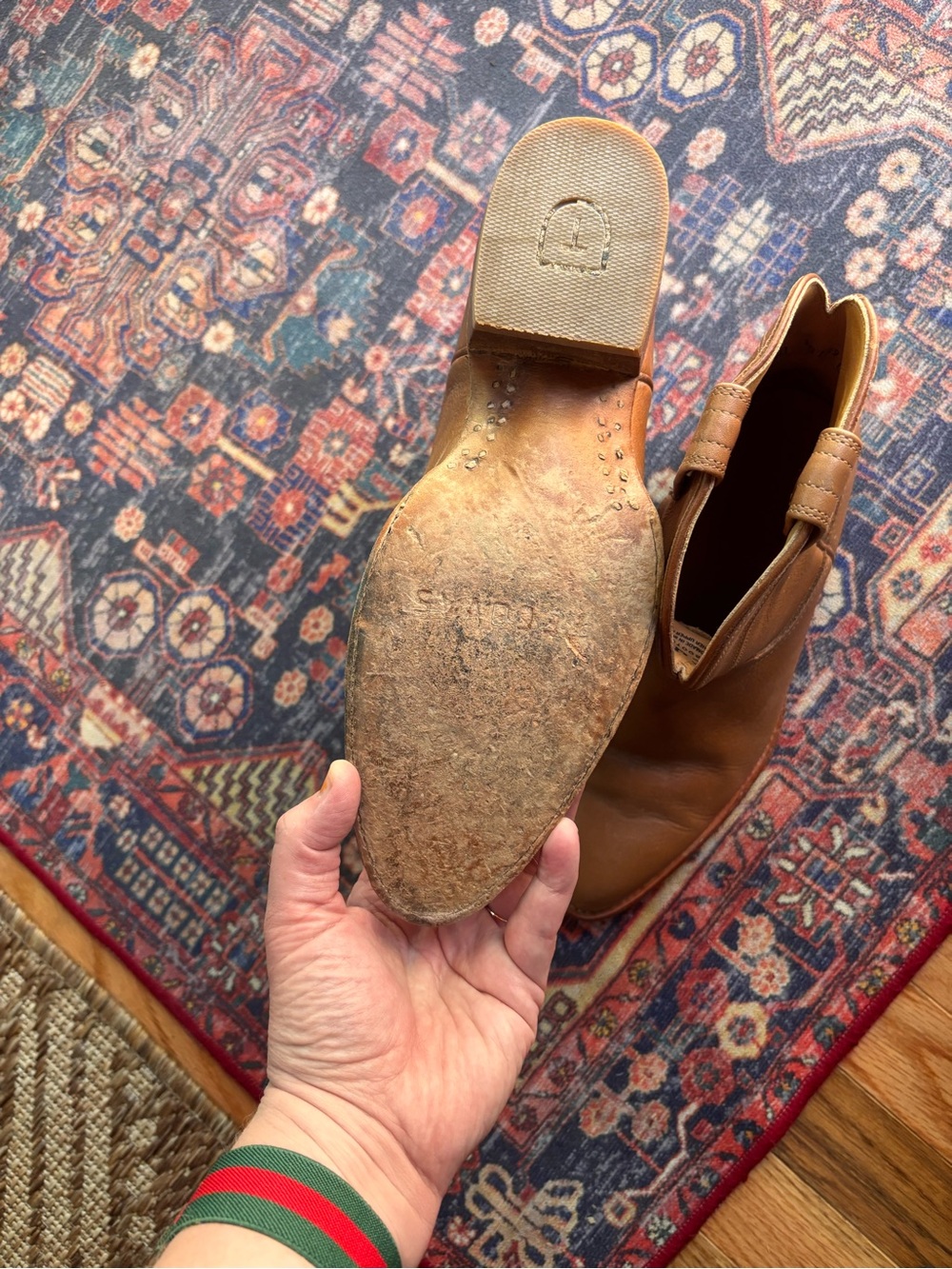 Tecovas Penny Brown Honey Brown Leather 9.5 - Picture 8 of 8